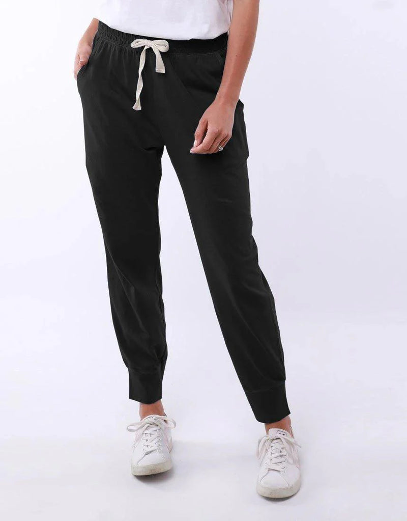 Elm - Wash out Lounge Pant - Washed Black - 81X4048WBLK