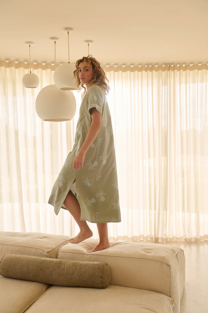 Kireina - Emily Dress - Pisatchio Green - KSM250001