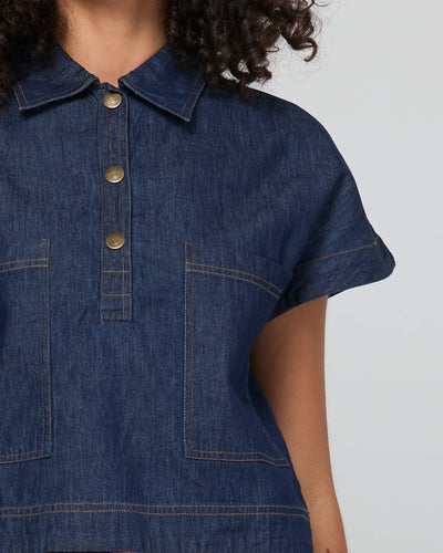 Boom Shankar - Fumiko Top - Dark Denim