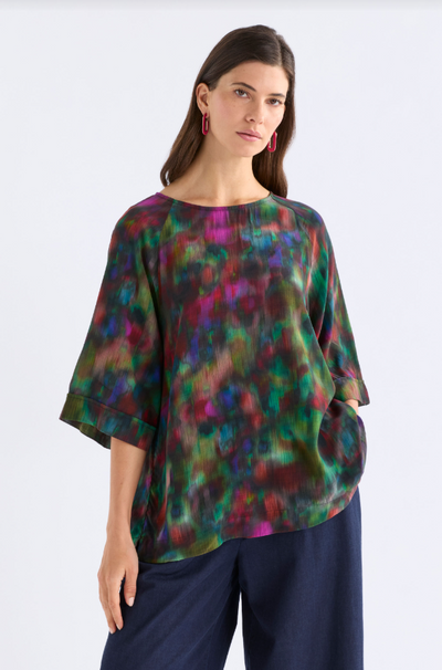 Elk - Geden Top - Jord Print