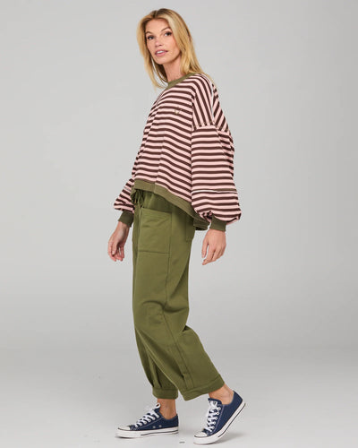 Boom Shankar - Guru Sweater - Dusty Pink Stripe - W26JM22-02