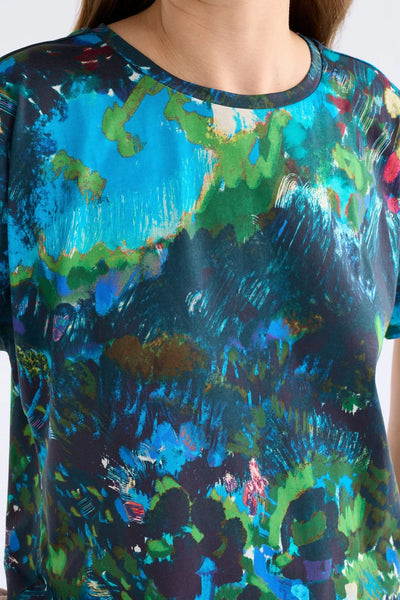 Elk - Haki Short Sleeve T Shirt - Lanskap Night