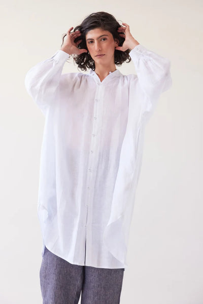 Eva's Sunday - Harper Shirt Dress - White