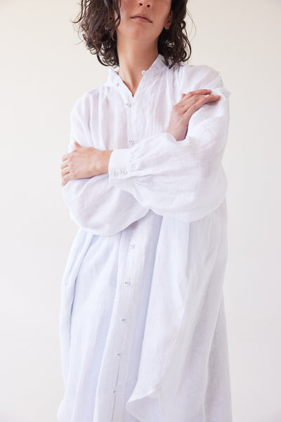 Eva's Sunday - Harper Shirt Dress - White