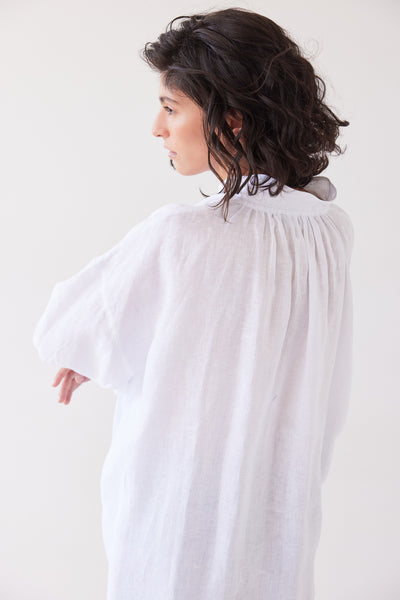 Eva's Sunday - Harper Shirt Dress - White