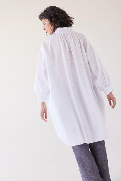 Eva's Sunday - Harper Shirt Dress - White