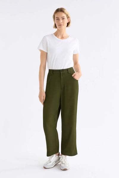 Elk the Label - Hullu Pant - Bright Olive