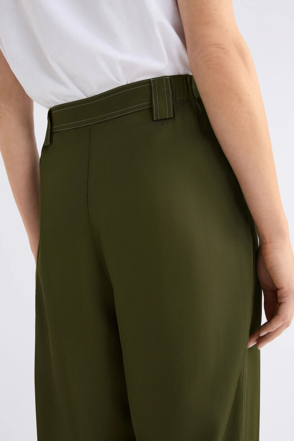 Elk the Label - Hullu Pant - Bright Olive