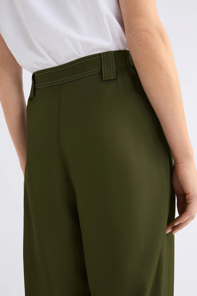 Elk the Label - Hullu Pant - Bright Olive