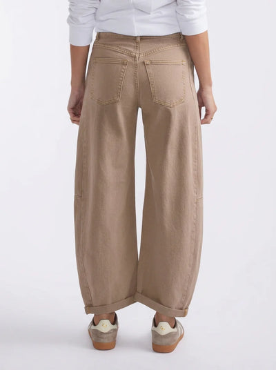 Italian Star - Idaho Barrel Coloured Jean - Beige