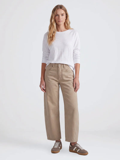 Italian Star - Idaho Barrel Coloured Jean - Beige