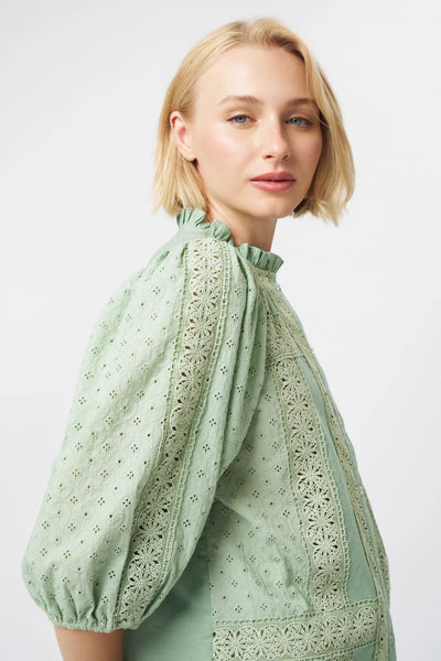 Kireina - Isabella Shirt - Grape Green