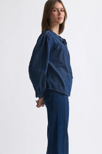Kireina - Kelly Shirt - Palisade Blue - KWN260023