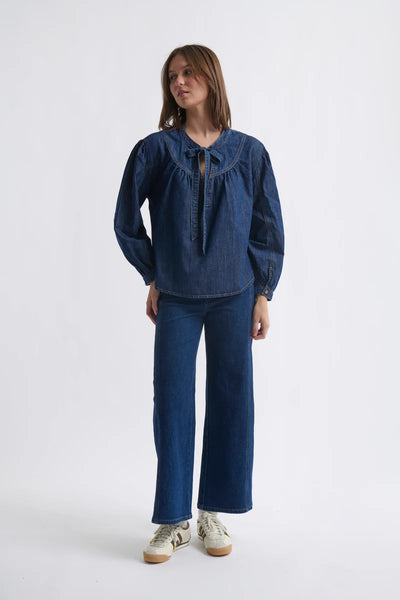 Kireina - Kelly Shirt - Palisade Blue - KWN260023