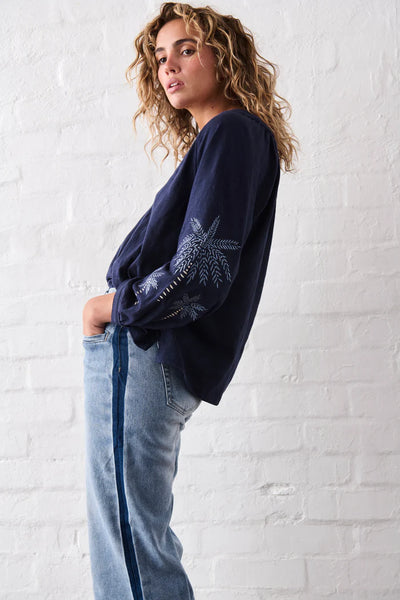 Kireina - Kimberly Top - Navy - KSP250002