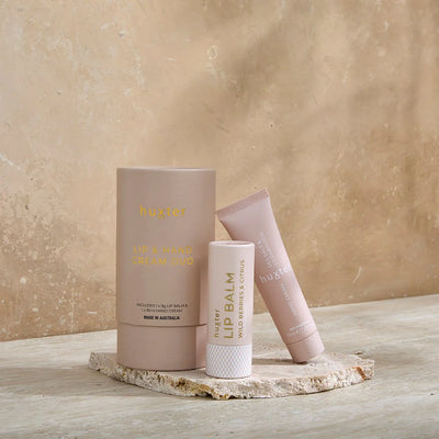 Huxter Lip And Hand Cream Duo - Sea Salt And Cedarwood