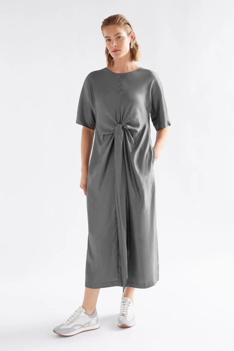 Elk - Lissu Dress - Silver/Black - A1291S25