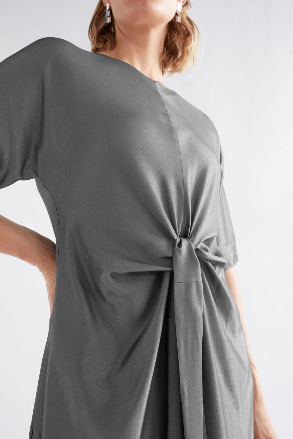 Elk - Lissu Dress - Silver/Black - A1291S25