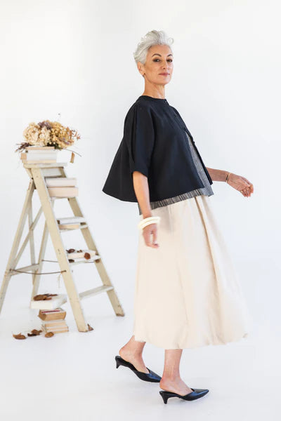 Eva's Sunday - Loretta Top - Black - EST183-BLACK