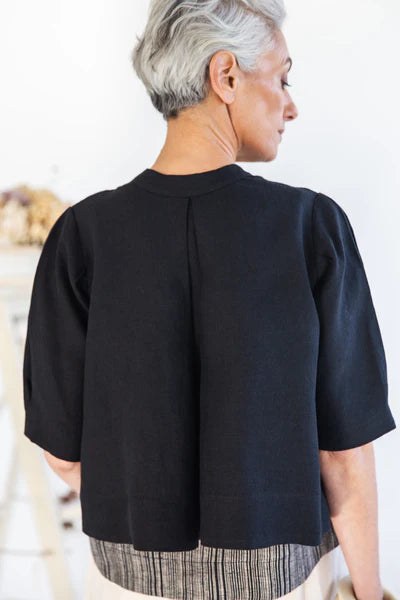 Eva's Sunday - Loretta Top - Black - EST183-BLACK