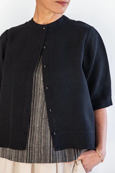 Eva's Sunday - Loretta Top - Black - EST183-BLACK