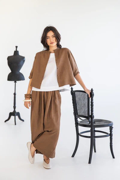 Eva's Sunday - Loretta Top - Cinnamon - EST183-CINNAMON