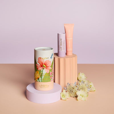 Huxter - Lip And Hand Duo - White Florals French Pear