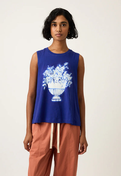 Nancybird - Mali Tank - Blue Vase - S26-A25BV