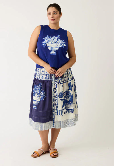 Nancybird - Mali Tank - Blue Vase - S26-A25BV