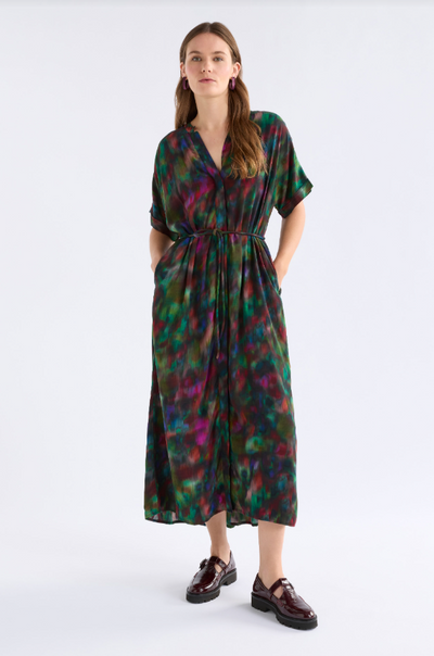 Elk - Malo Shirt Dress - Jord Print