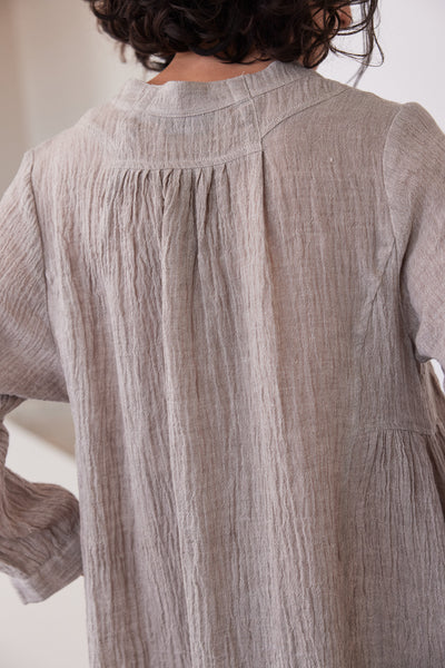 Eva's Sunday - Marika Relaxed Dress - Stone Gauze