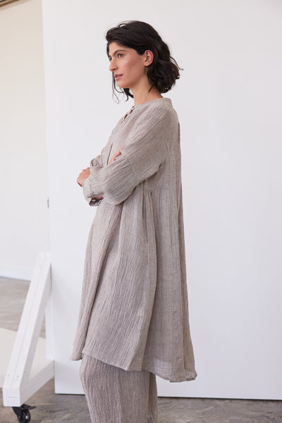 Eva's Sunday - Marika Relaxed Dress - Stone Gauze
