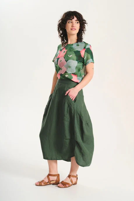 Olga De Polga - Milwaukee Solenne Skirt - Sage - MS3033