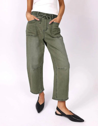 Monaco Jeans - Leo Barrel Jeans - PDN80MJ Khaki