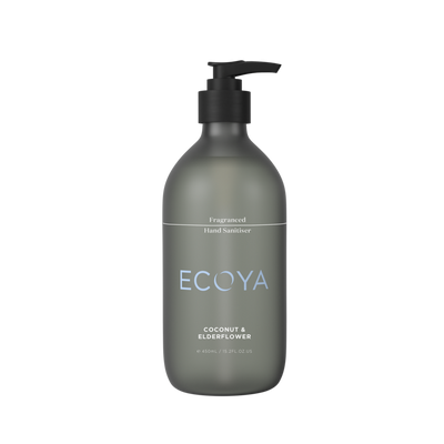 Ecoya - Coconut & Elderflower 450ml Fragranced Hand Sanitiser