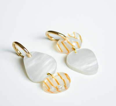 Hagen And Co - Dune Earring - Pearl