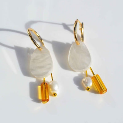 Hagen and Co - Chloe Earring - Pearl