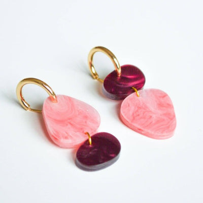 Hagen and Co - Dune Earring - Coral