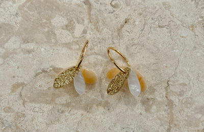 Hagen And Co - Happy Hour Earrings - Pearl