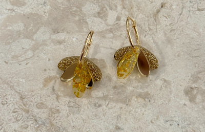 Hagen And Co - Happy Hour Earrings - Gold Glitter
