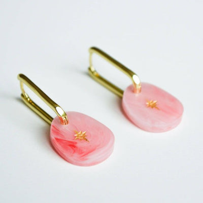 Hagen and Co - Starlight Earring - Coral