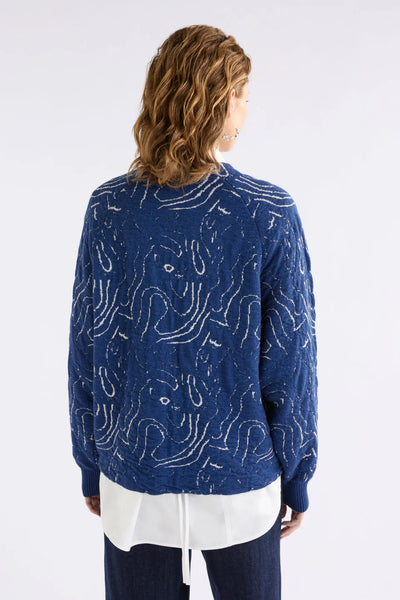 Elk - Otillia Sweater - Blue/Silver - K0206E51W26