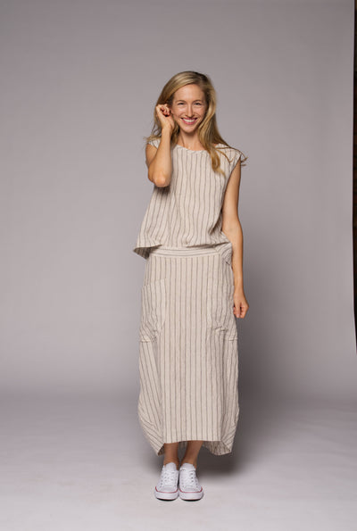 Muse - Peggy Stripe Skirt