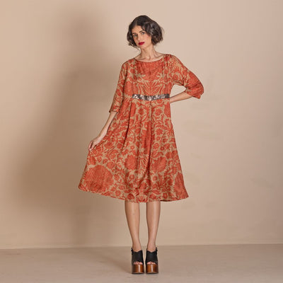 Megan Salmon - Red French Molly Dress