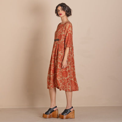 Megan Salmon - Red French Molly Dress