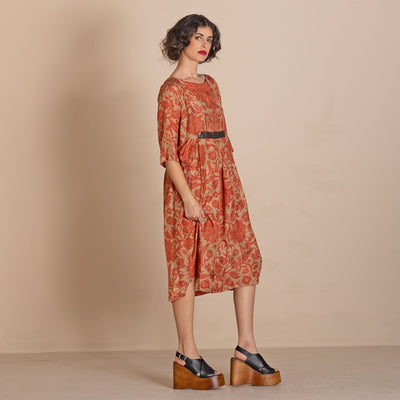 Megan Salmon - Red French Molly Dress