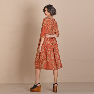 Megan Salmon - Red French Molly Dress