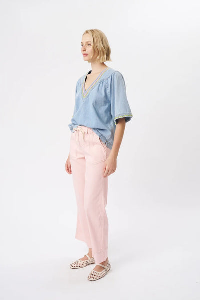Kireina - Renee Top - Sky Blue