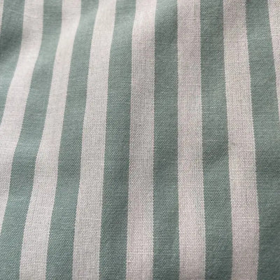 Who's Charlie - Riley Oversized Stripe Shirt - Green/White Stripe