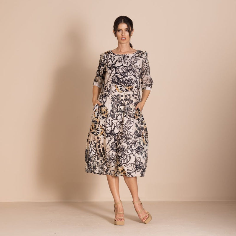 Megan Salmon - Rosencrantz Romance Dress - M8629